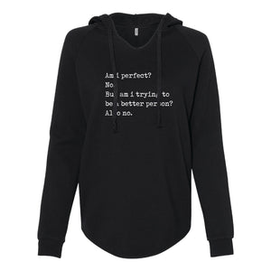 Ladies Sweater - Am I perfect?