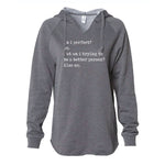 Ladies Sweater - Am I perfect?