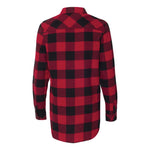 Ladies - Buffalo Plaid Long Sleeve Flannel