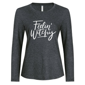 Ladies - Long Sleeve Tee Feeling Witchy