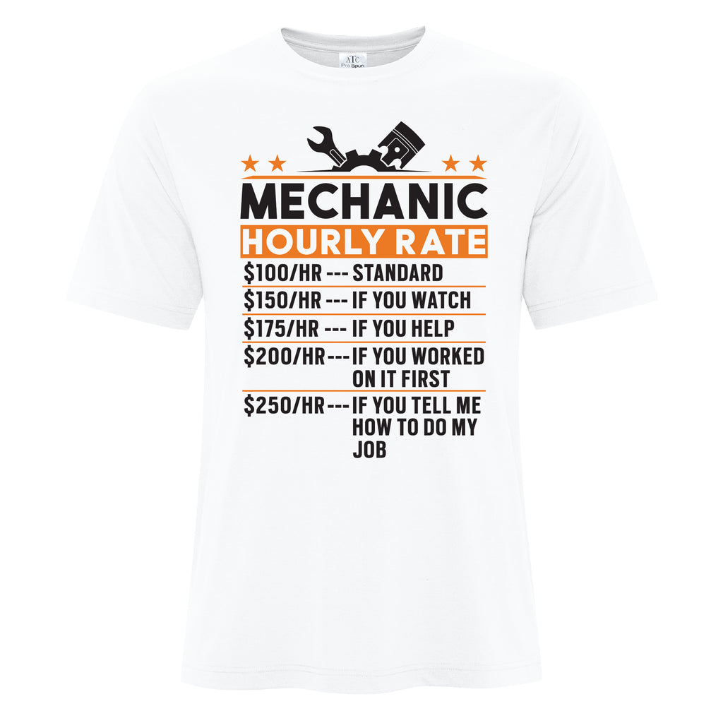 Mens - Mechanic Hourly Rate