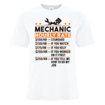 Mens - Mechanic Hourly Rate