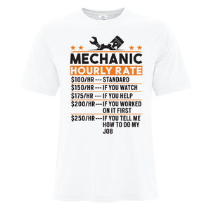 Mens - Mechanic Hourly Rate