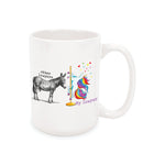 Mug - Custom Donkey VS Unicorn