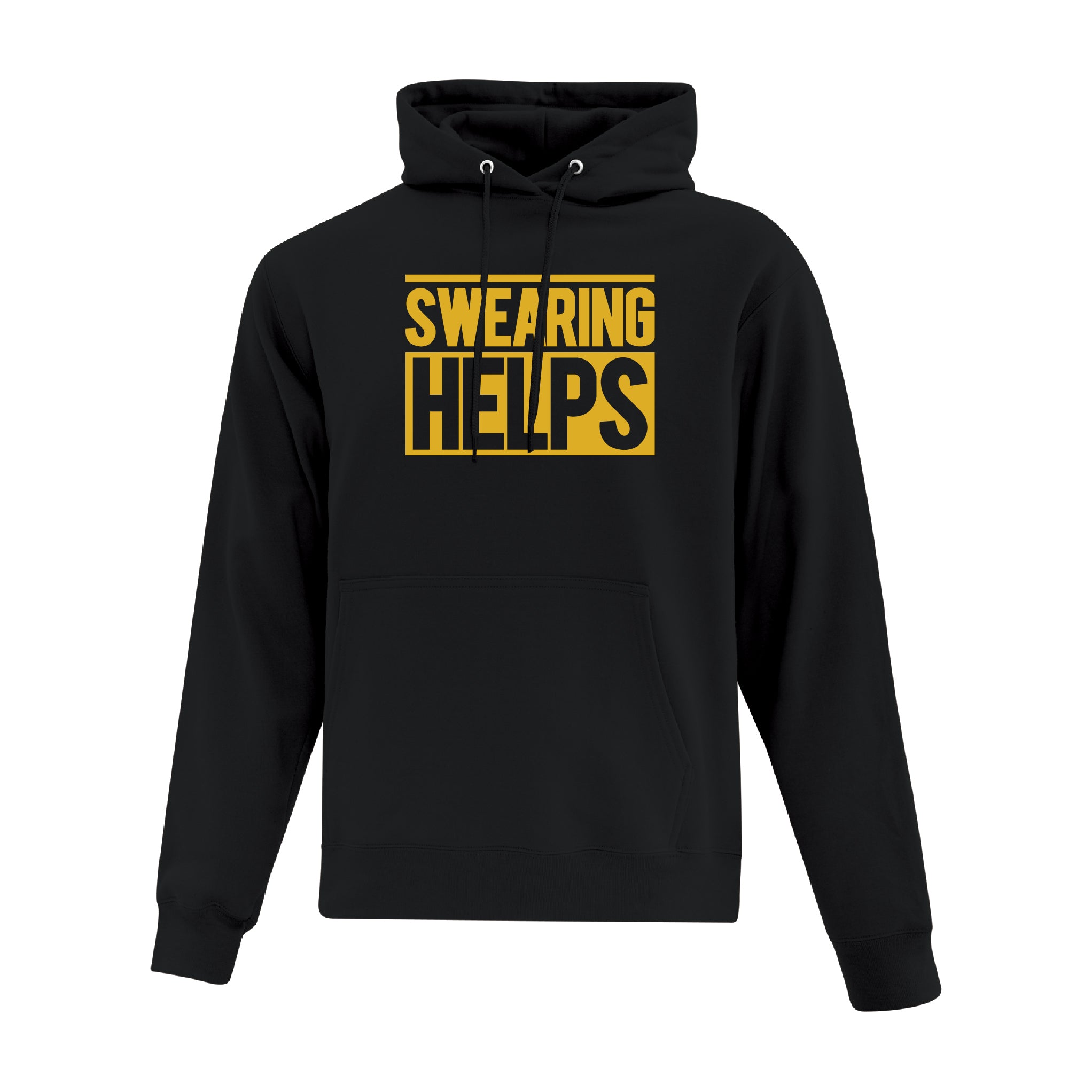 Men's Hoodie - Swearing Helps