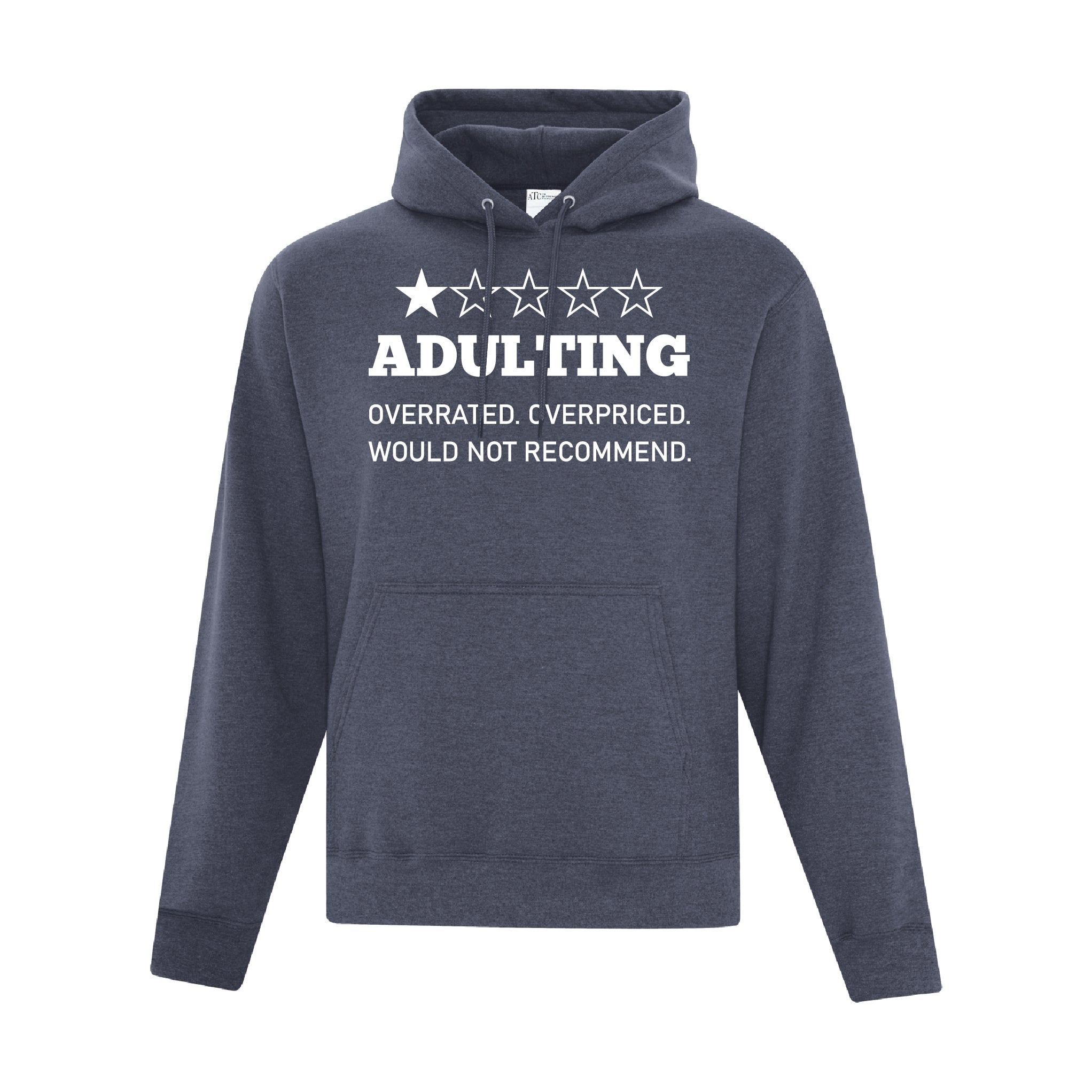 Men's Hoodie - Adulting Not Recommended