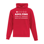 Men's Hoodie - Adulting Not Recommended