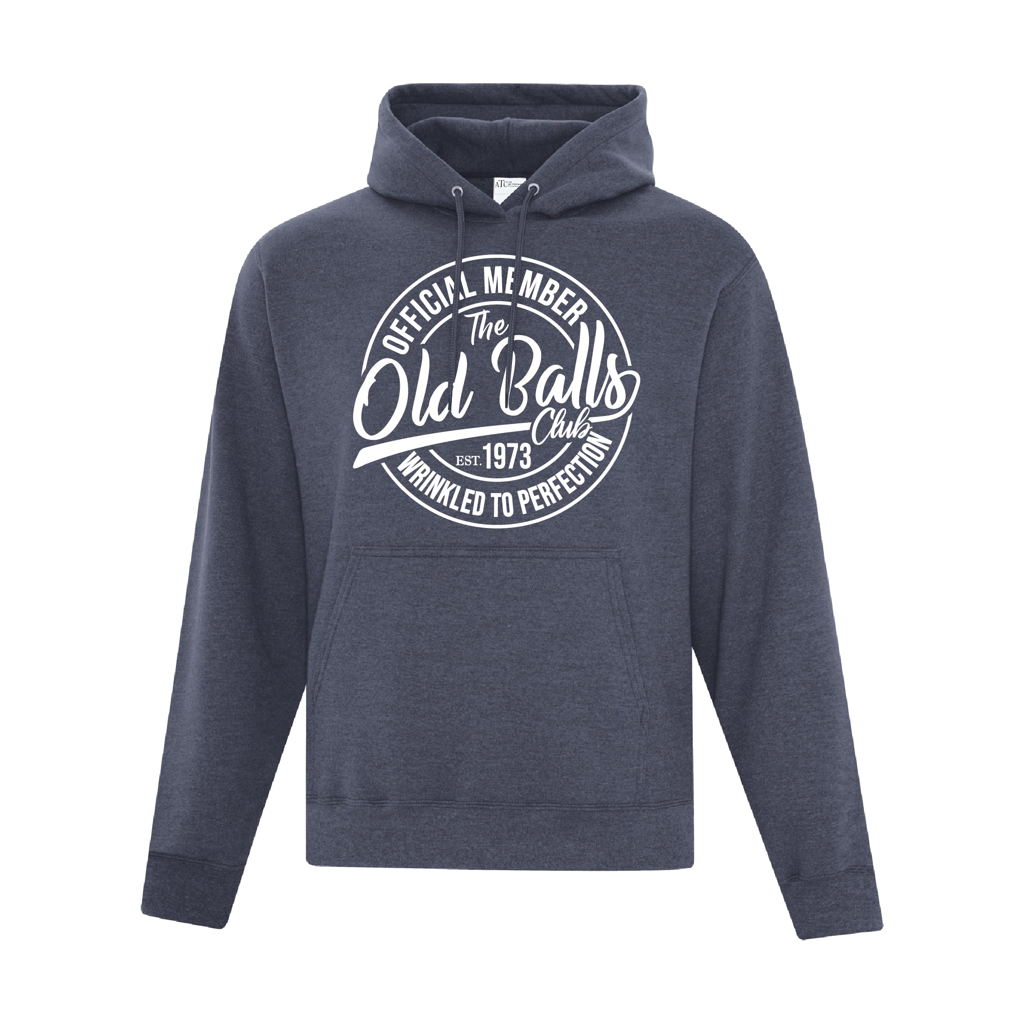 Men's Hoodie - Official Member Old Balls, wrinkled to perfection