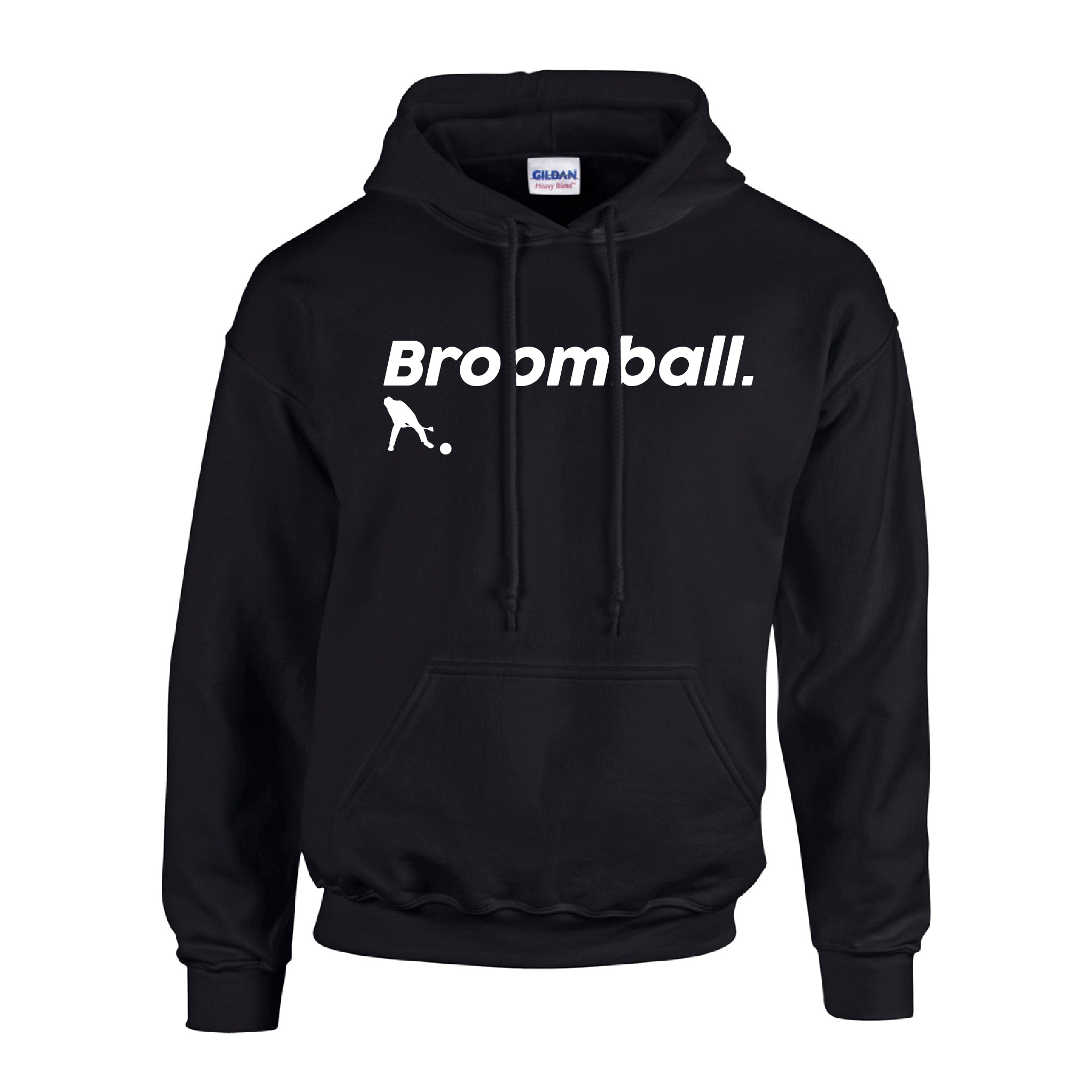 Broomball Player Hoodie Adult & Youth