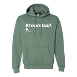 Broomball Player Hoodie Adult & Youth