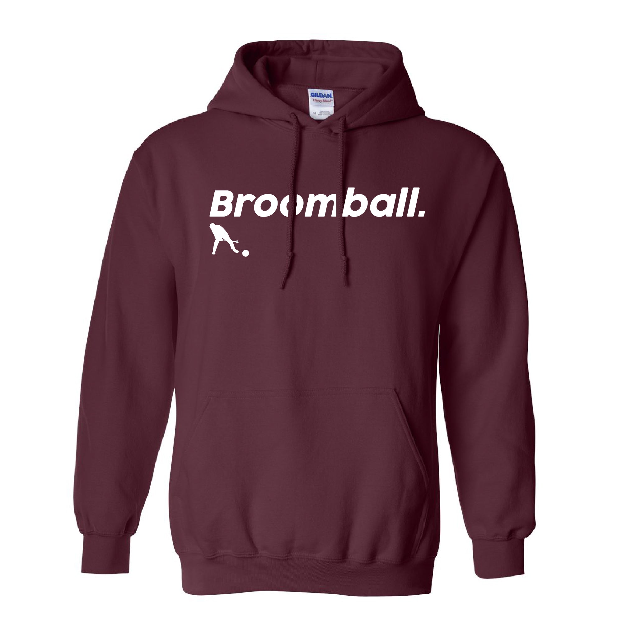 Broomball Player Hoodie Adult & Youth