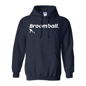 Broomball Player Hoodie Adult & Youth