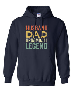 Broomball Dad Hoodie Adult