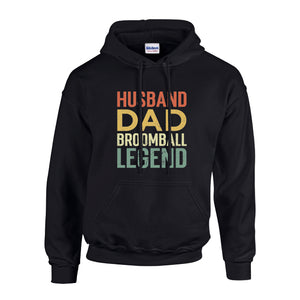 Broomball Dad Hoodie Adult