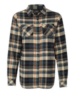 Ladies - Dark Plaid Long Sleeve Flannel