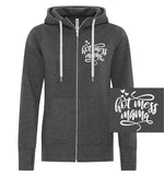 Ladies Full Zip Sweater - Hot Mess Mama