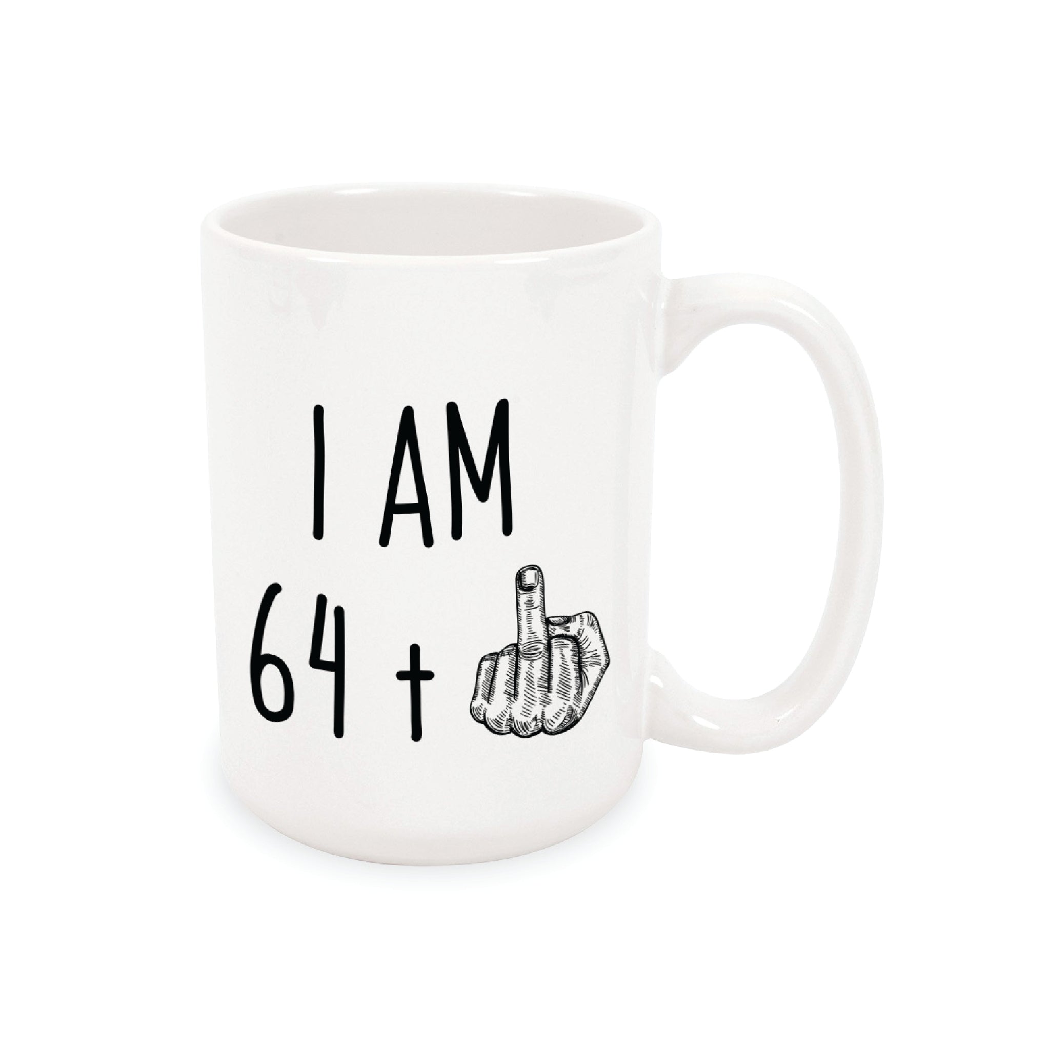 Mug - Custom Age + Middle Finger