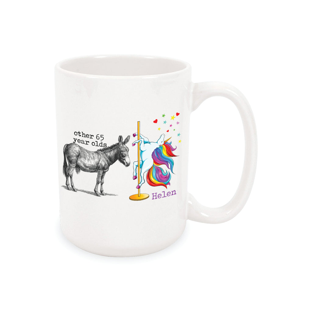 Mug - Custom Age Mug donkey vs Unicorn