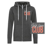 Ladies Full Zip Sweater - Self Love Club