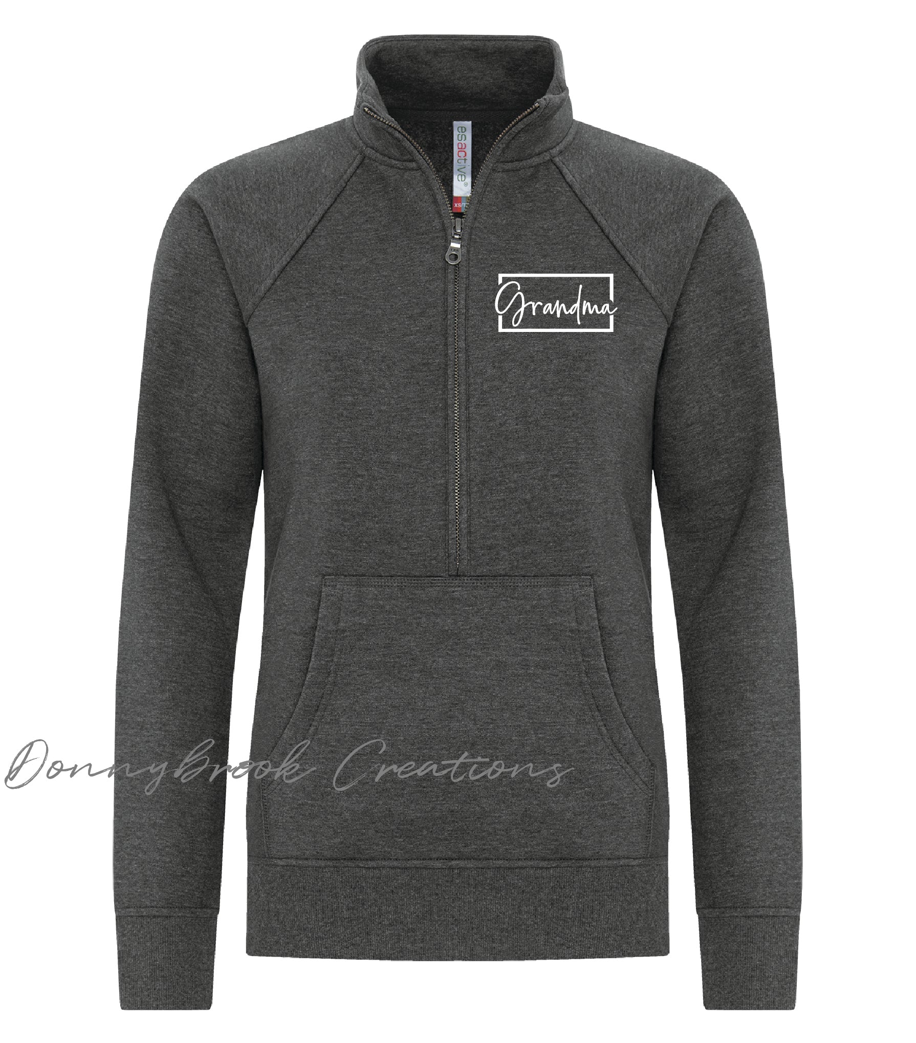 Ladies 1/2 Zip Warm Sweater - Grandma