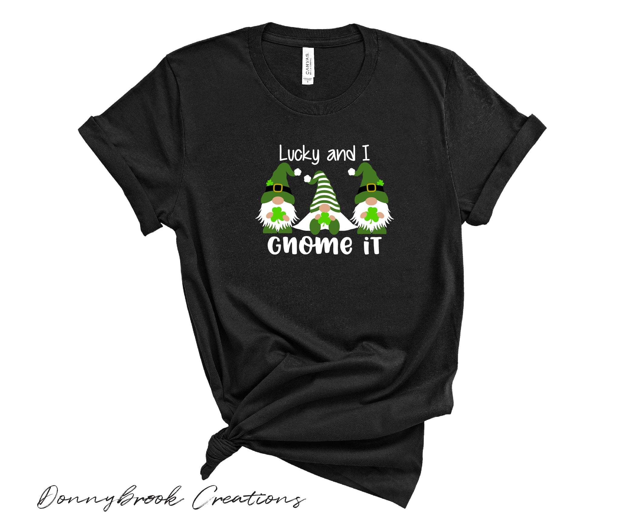 Ladies T-Shirt - Lucky and I Gnome It