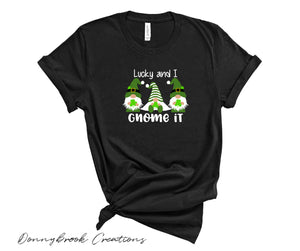 Ladies T-Shirt - Lucky and I Gnome It