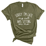 Ladies Tshirt - Sorry I'm Late