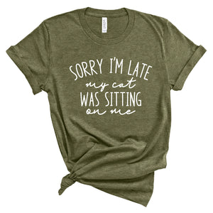 Ladies Tshirt - Sorry I'm Late