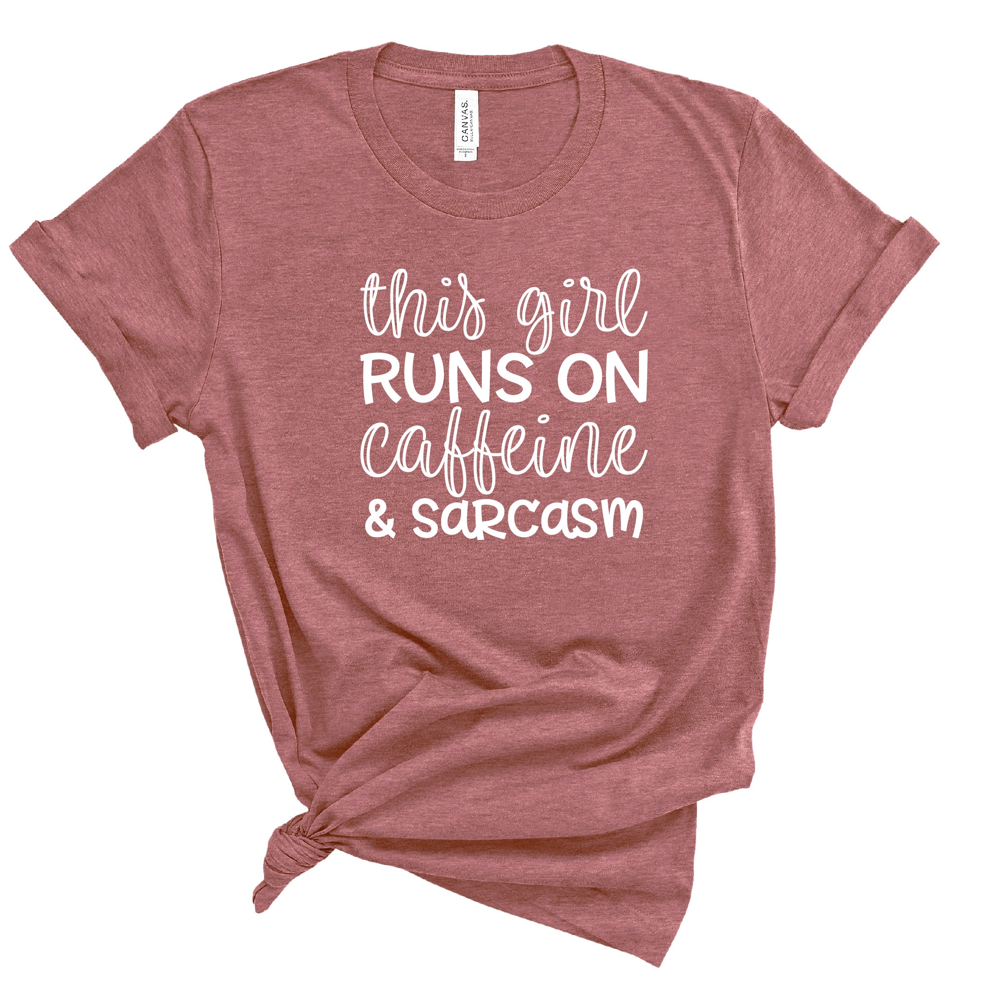 Ladies T-Shirt - Caffeine and Sarcasm