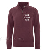 Ladies 1/2 Zip Warm Sweater - Custom Design