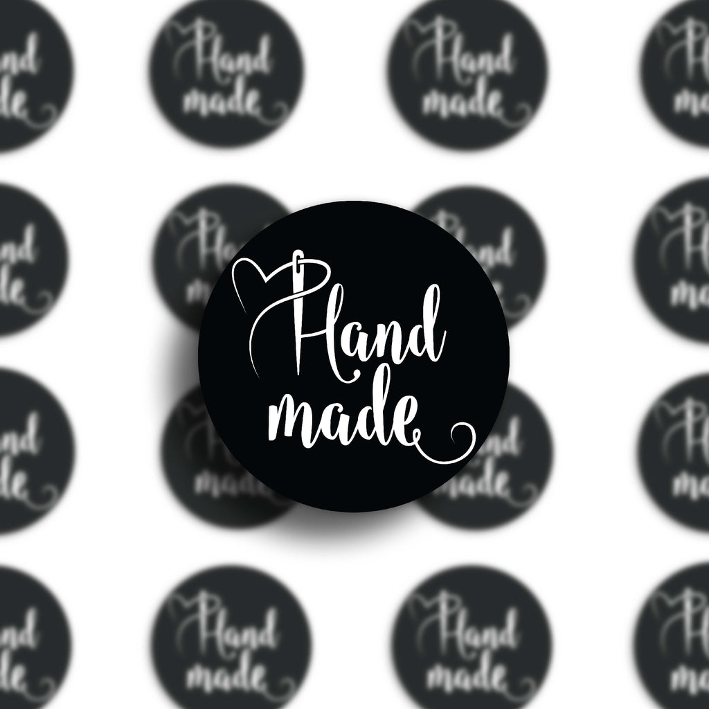 Packaging Stickers - Hand Made 2" Rounds Pack of 40