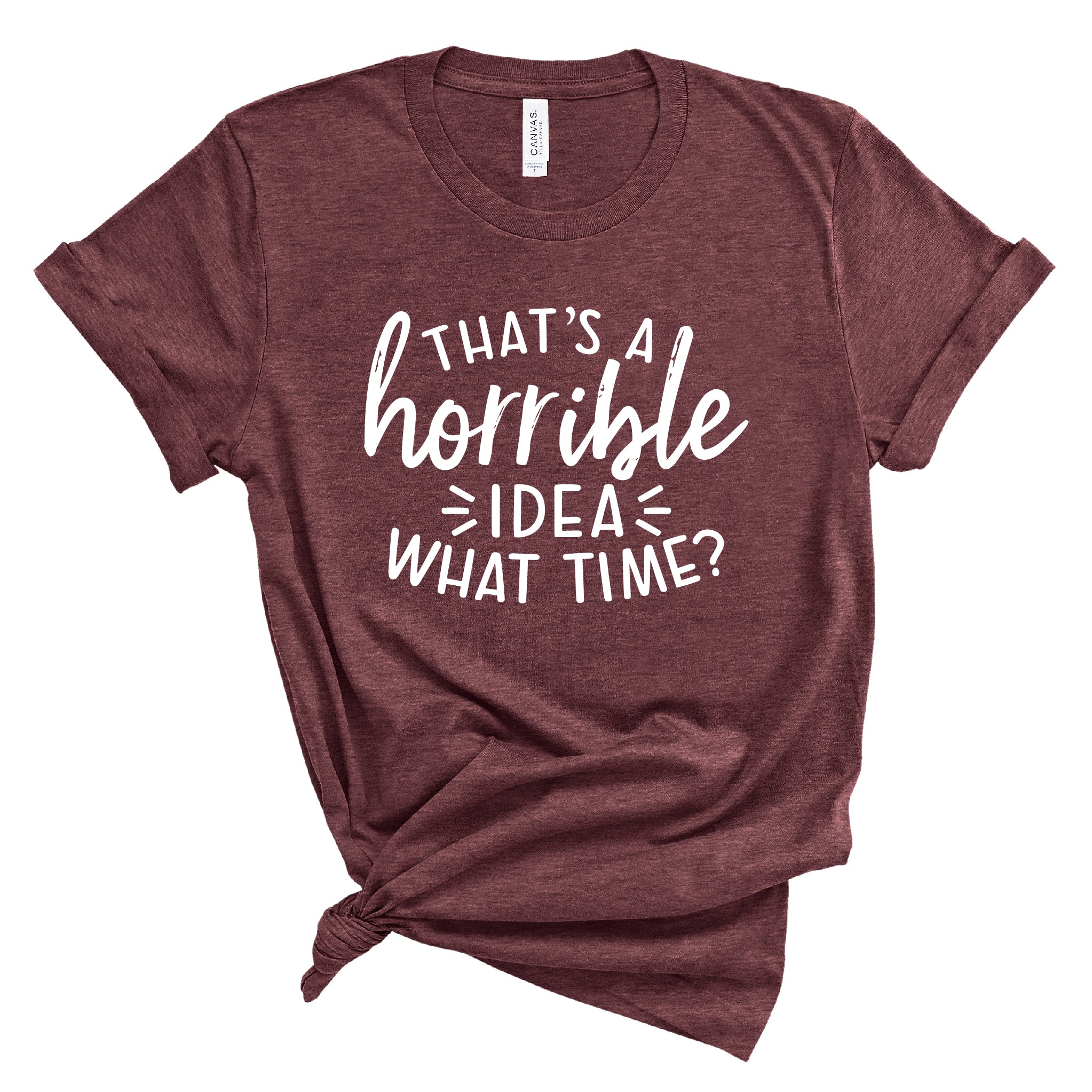 Ladies Tshirt - Horrible Idea