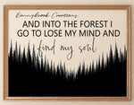 Poster Print: Gloss - Into the Forest I go