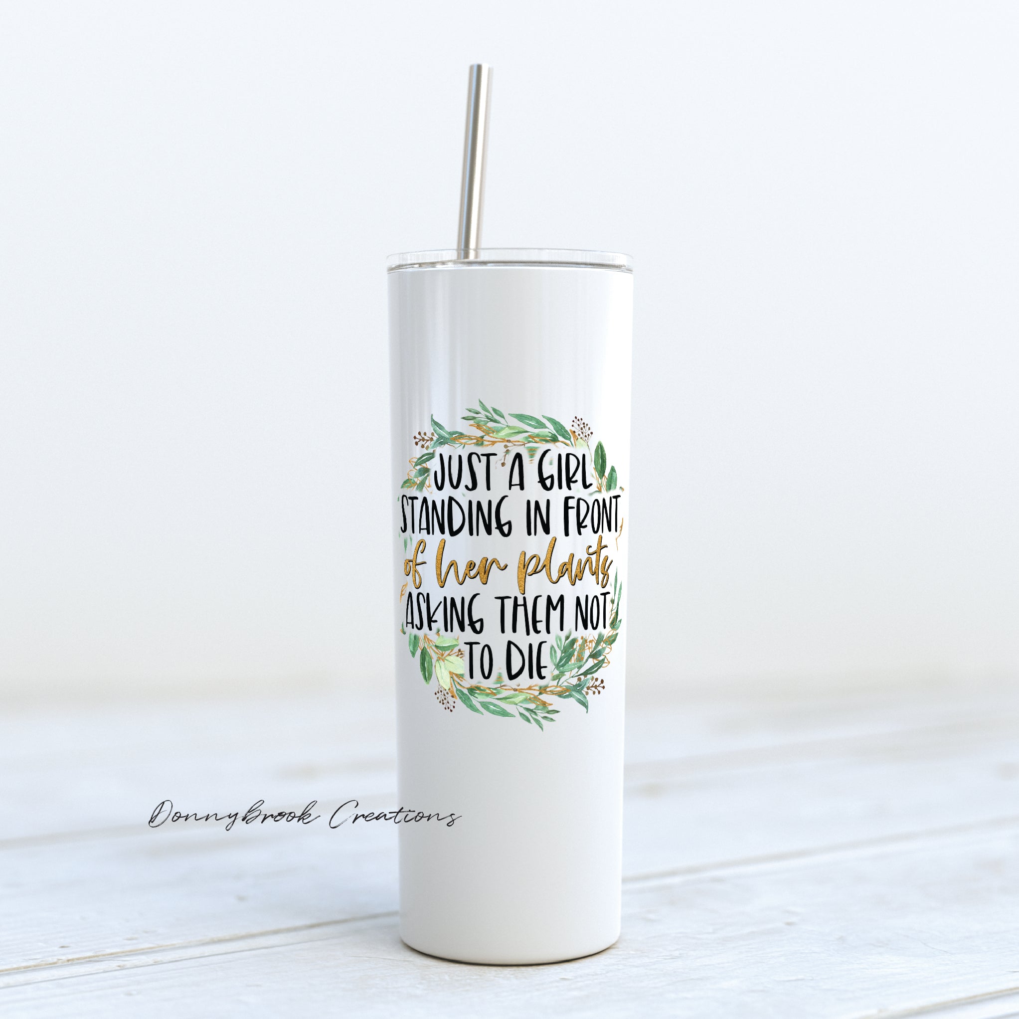 20 Ounce Tumbler - Standing with Plants