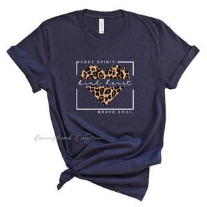 Short Sleeve Tee - Free Spirit Kind Heart