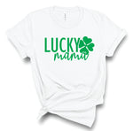 Ladies Tshirt - St.Patricks Day Lucky Mama