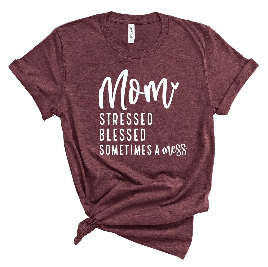 Ladies Tshirt - Mom Stressed