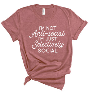 Ladies Tshirt - Selectively Social