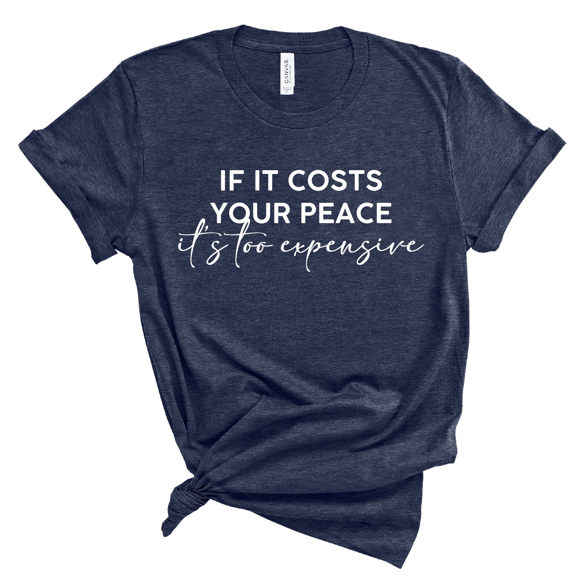 Ladies Tshirt - Costs your peace