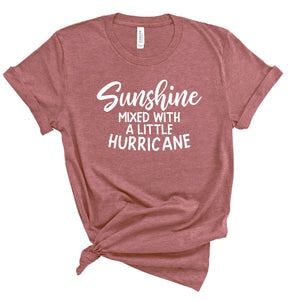 Ladies Tshirt - Sunshine mixed with a little hurricane