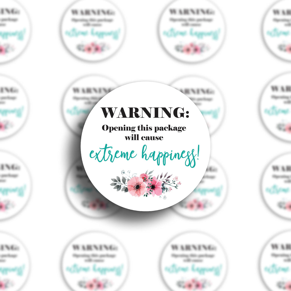 Packaging Stickers - Warning 2" Rounds