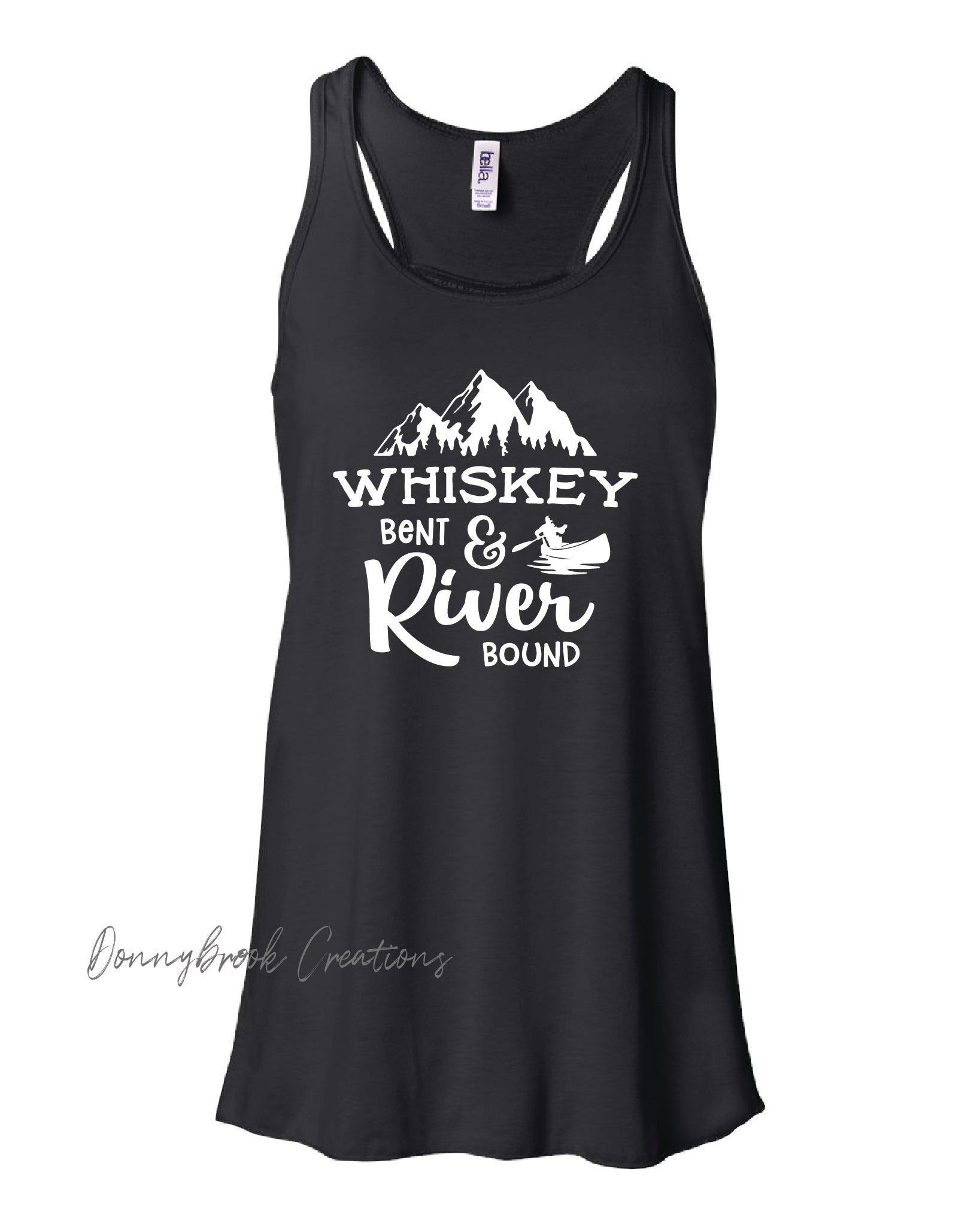 Racer Back Tank - Whiskey Bound and River Bent