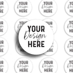 2" Round Custom Vinyl Sticker - Pack of 40